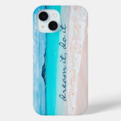 ドリームそれを行うブルーハワイ海サンディビーチ写真 Case-Mate iPhoneケース (裏面)