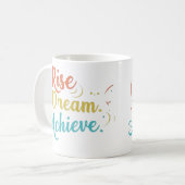 ドリームでコーヒーマグを達成 コーヒーマグカップ (正面左)