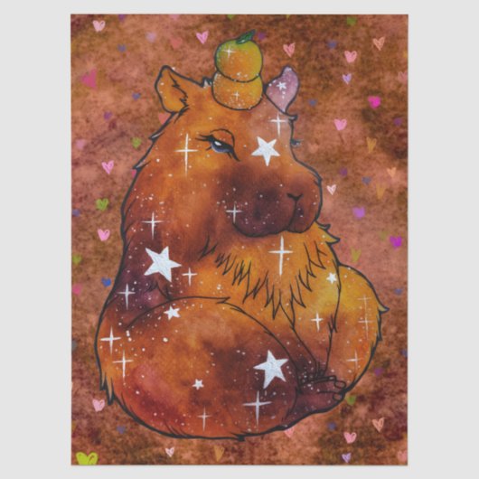 ドリームという名前のカピバラ 薄葉紙 (正面)