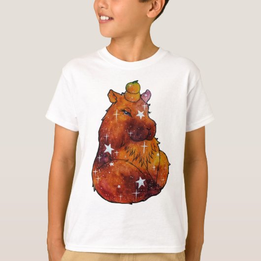 ドリームという名前のカピバラ Tシャツ (正面)