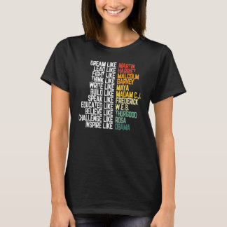 ドリームのようなマーチンリーダーズアフリカプライドブラックホイスト Tシャツ