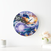 ドリームアクリルウォールクロック ラージ壁時計 (ホーム)