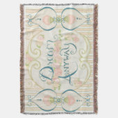 ドリームアンケートブランケット スローブランケット (正面縦)