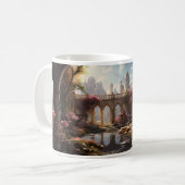 ドリームアンドフラワーガーデン コーヒーマグカップ (正面左)