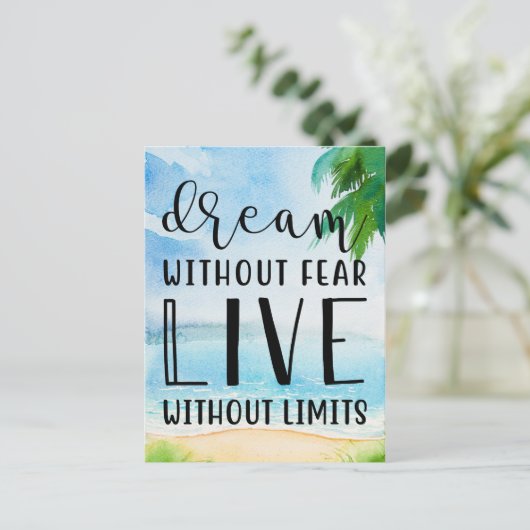 ドリームウィズウィアフェアービーチテーマ ポストカード (スタンド正面)