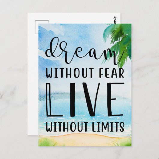 ドリームウィズウィアフェアービーチテーマ ポストカード (正面/裏面)