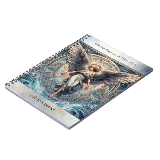 ドリームウィッシュエンジェルアートジャーナル ノートブック (左側)