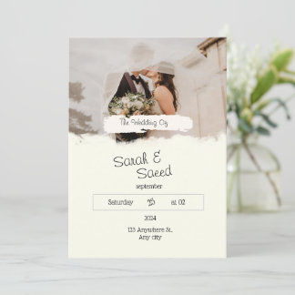 「ドリームウェディング」 招待状