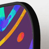 ドリームウェーブフェスティバル – アーケードクランチ1 ピックルボールラケット (左詳細)