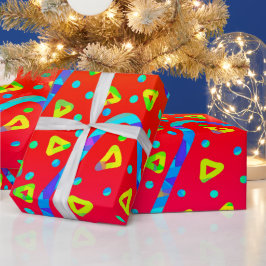 ドリームウェーブフェスティバル – 暖かいキャンディレイン ラッピングペーパー