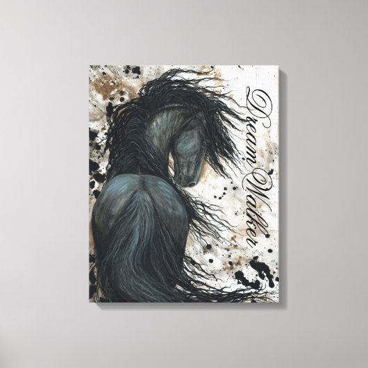 ドリームウォーカーCanvas Art Horseプリントバイビハール キャンバスプリント (正面)