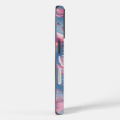 ドリームウォーターカラーピンク花びら&スカイフォンケース Case-Mate iPhoneケース (裏面 / 右)
