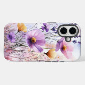 ドリームウォーターカラーラベンダー開花電話ケース Case-Mate iPhoneケース (裏面 (横))
