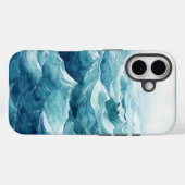 ドリームウォーターカラー海ウェーブフォンケース Case-Mate iPhoneケース (裏面 (横))