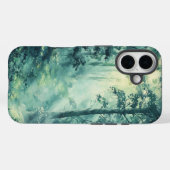 ドリームウォーターカラー霧の森の電話ケース Case-Mate iPhoneケース (裏面 (横))