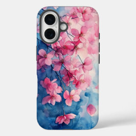 ドリームウォーター色さくらんぼ花の花の電話ケース iPhone 16ケース