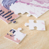 ドリームウォーター色のドリームキャッチャーパーソナライズされた ジグソーパズル (側面)