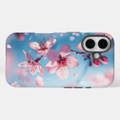 ドリームウォーター色ピンクの花フローラ電話ケース Case-Mate iPhoneケース (裏面 (横))