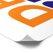 ドリームエ信じーミットバスケッポップ・アートのトアートスタイル ポスター (角)