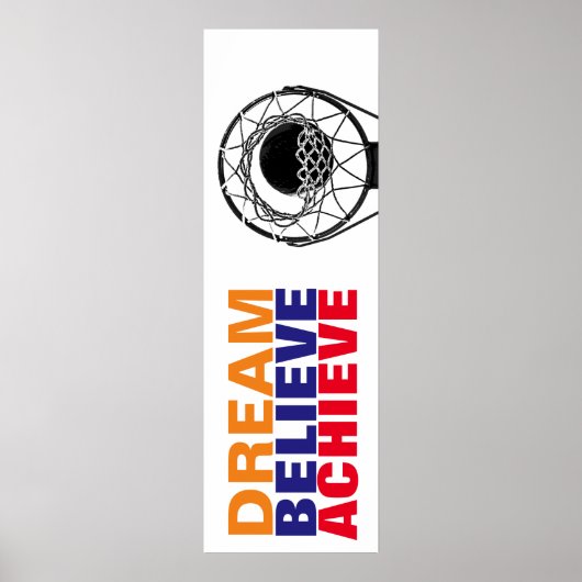 ドリームエ信じーミットバスケッポップ・アートのトアートスタイル ポスター (正面)