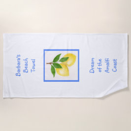 ドリームオブザアマルフィコーストカスタム ビーチタオル