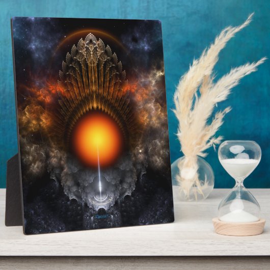 ドリームオルブフラクタルアートフォトプラーク フォトプラーク (側面)