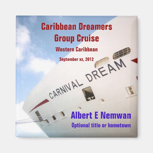 ドリームカスタムクルーズマグネット マグネット (正面)