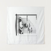 ドリームカートラッキングタペストリー タペストリー (正面(横))