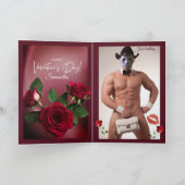 ドリームガイいけなおもしろいガーリーバレンタインカード サンキューカード (内部)