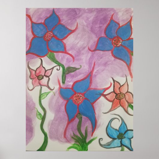 ドリームガーデンフラワーポスター ポスター (正面)