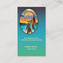 ドリームキャエレガントッチャースピリチュアルヒーリング 名刺