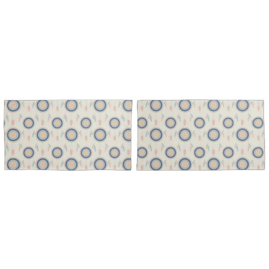 ドリームキャカラフルッチャー曼荼羅 枕カバー (正面-セット)