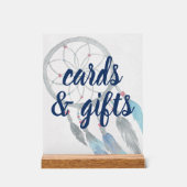 ドリームキャッかわいらしチャー望峰ベイビーシャワー標識 アクリルサイン (正面)