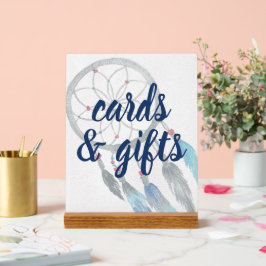 ドリームキャッかわいらしチャー望峰ベイビーシャワー標識 アクリルサイン