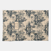 ドリームキャッスルミッドナイト&アイボリートイレデジュイ キッチンタオル (横)