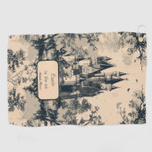 ドリームキャッスルミッドナイト&アイボリートイレデジュイ ゴルフタオル (横)