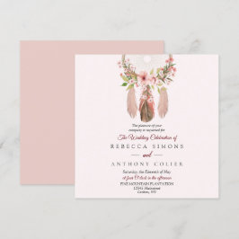 ドリームキャッター | シンプル スクエア ウェディング インビテーション