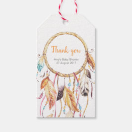 ドリームキャッチャーありがとうラベル |メッセージカード ギフトタグ