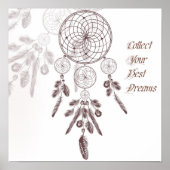 ドリームキャッチャーと引用文ポスター ポスター (正面)