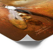 ドリームキャッチャーのシリーズ – 秋の鹿アートポスター ポスター (角)