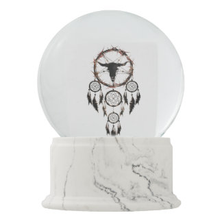 ドリームキャッチャーのペンタグラム スノーグローブ