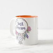 ドリームキャッチャーのマグカップ ツートーンマグカップ (正面左)