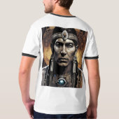 ドリームキャッチャーの夢:アメリカ先住民 Tシャツ (裏面)