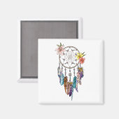 ドリームキャッチャーの背景 マグネット (正面/裏面)