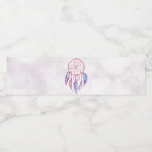 ドリームキャッチャーの誕生日パーティー ペットボトルラベル (シングルラベル)