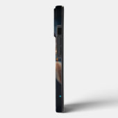 ドリームキャッチャーアートの神秘的な宇宙のフクロウ Case-Mate iPhoneケース (裏面 / 左)