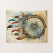 ドリームキャッチャーアート ジグソーパズル (横)