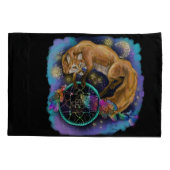 ドリームキャッチャーキツネ 枕カバー (裏面)