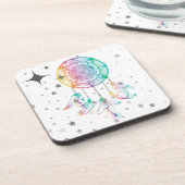 ドリームキャッチャーコルクバックコースター – 6のセット コースター (左側)