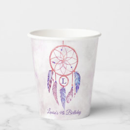 ドリームキャッチャースリープバーエイジバースデーパーティー 紙コップ